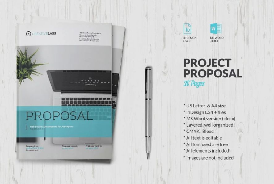 Pages Business Proposal Templates
