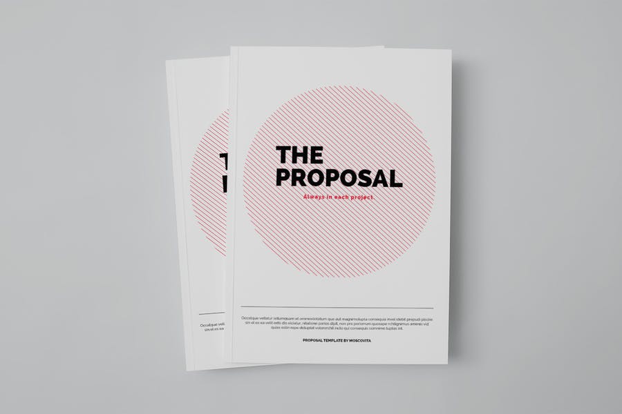 A4 and US Letter Proposal Brochure Template