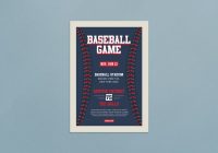 Baseball flyer template