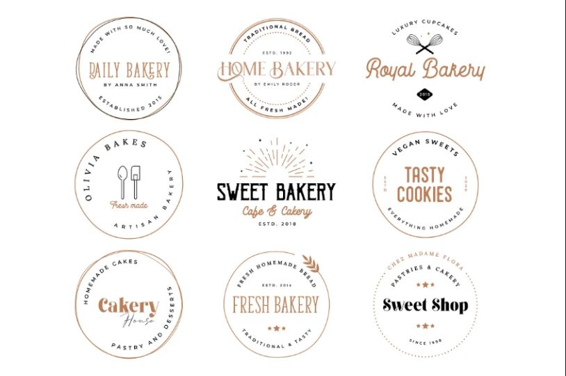 Bakery Stamp Logo Templates