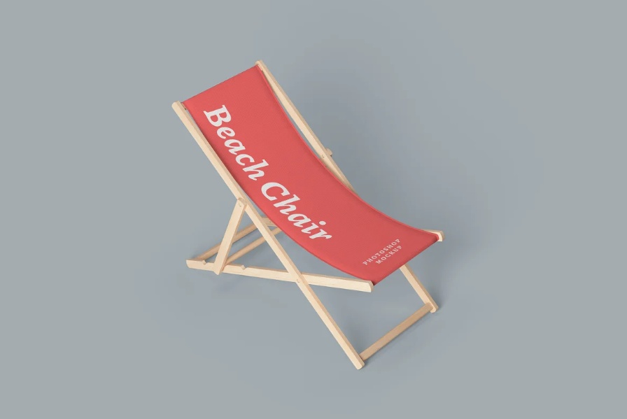 Beach Chair Branding Mockup