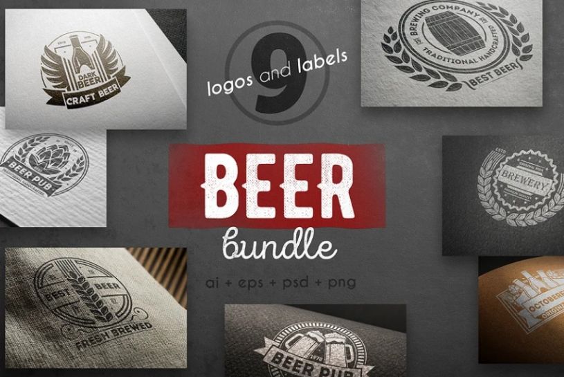 Beer Branding Logo Kit