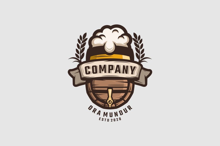 Beer Logo Mascot