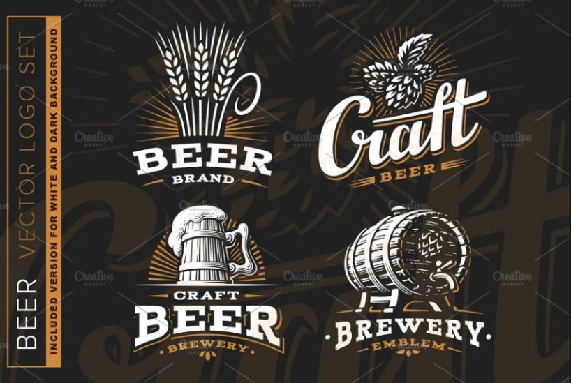 Beer Logo Vector Set