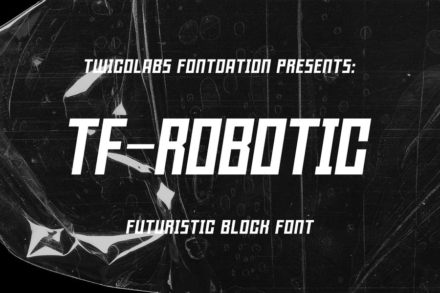 Blocky Robotic Fonts