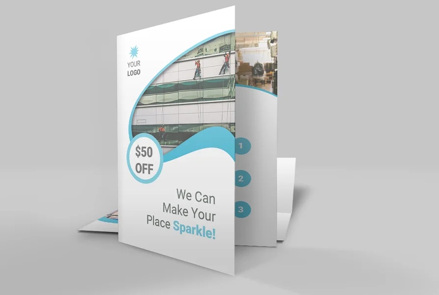 Cleaning Services Bi Fold Brochure