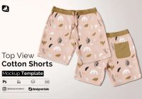 shorts mockup psd