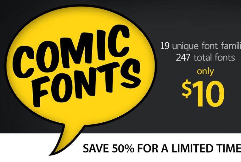 Creative Comic Styled Fonts