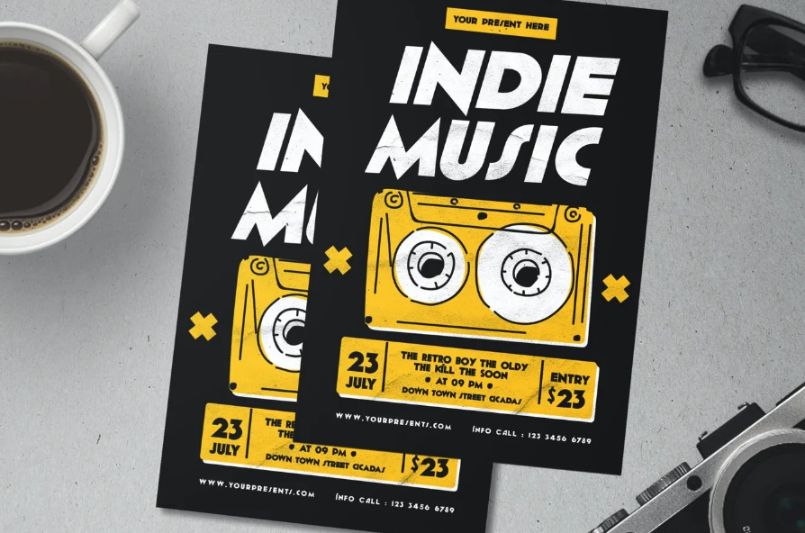 Creative Indie Music Flyer