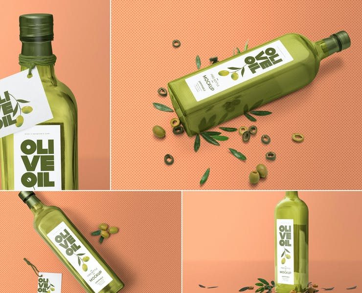 18+ Best Olive Oil Bottle Mockup PSD Download