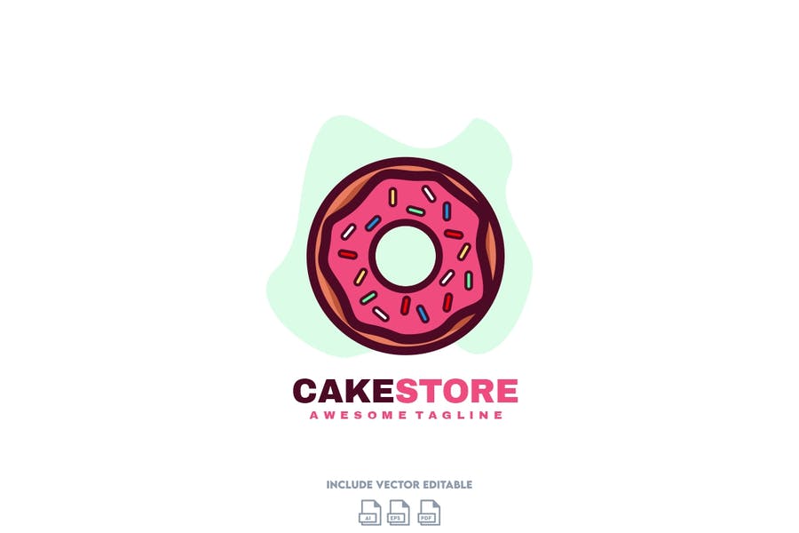 Donut Style Logo Design