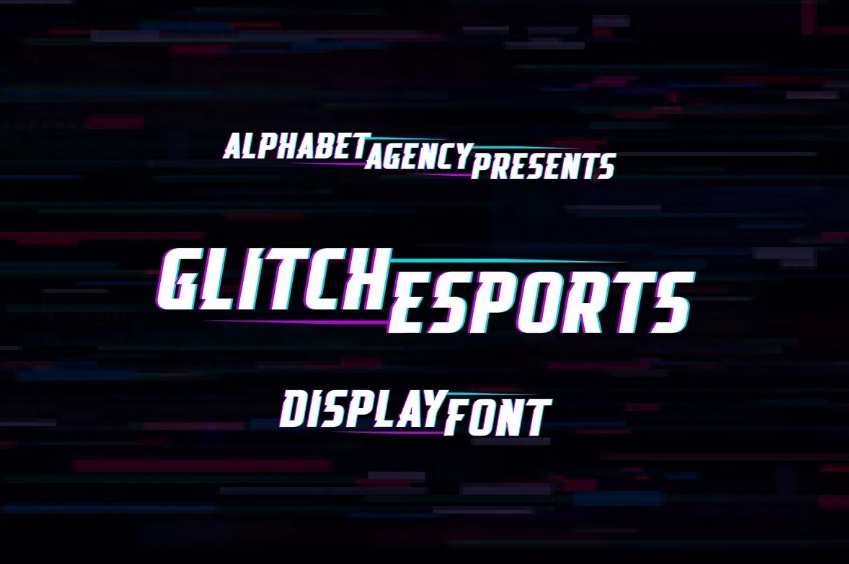 E Sports Display Fonts