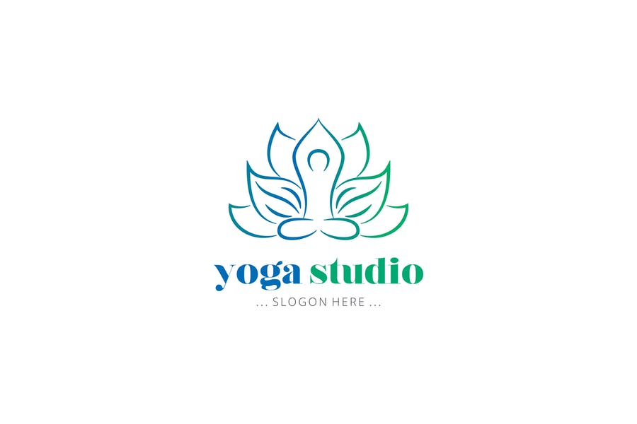 Editable Yoga Logo Design