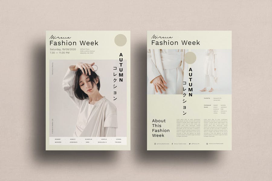 Fashion Week Flyer