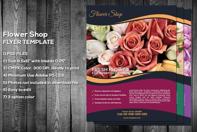 Flower Shop Ad Flyer
