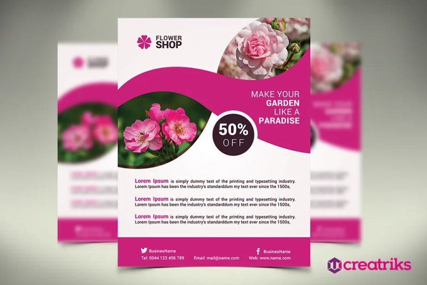 Flowers Delivery Business Flyer