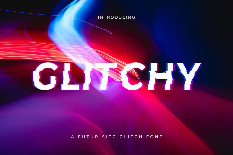 Futuristic Glitchy Fonts