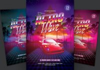 Miami Night Flyer Template