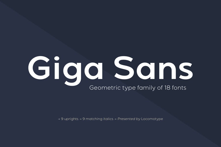 Geometric Type San Serif Fonts