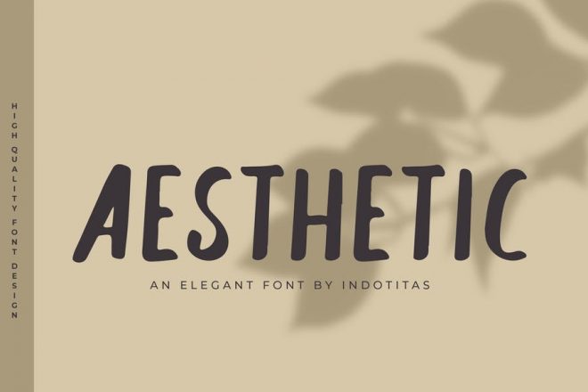 40+ Best Aesthetic Fonts TTF and OTF Download - Graphic Cloud