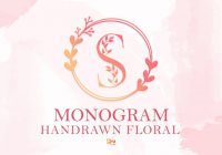 Floral Monogram Fonts