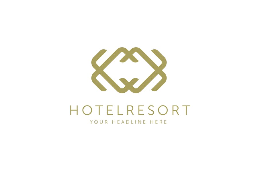 Hotel and Resort Logo Template