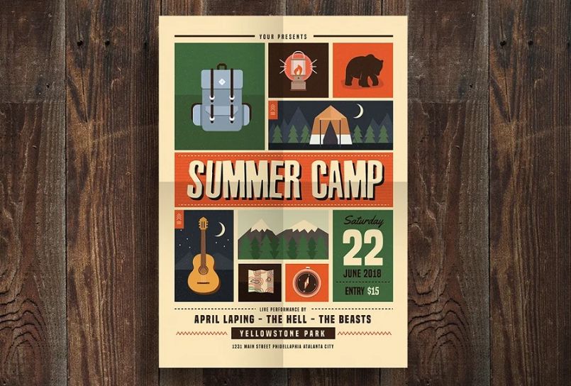 Indie Summer Camp Flyers