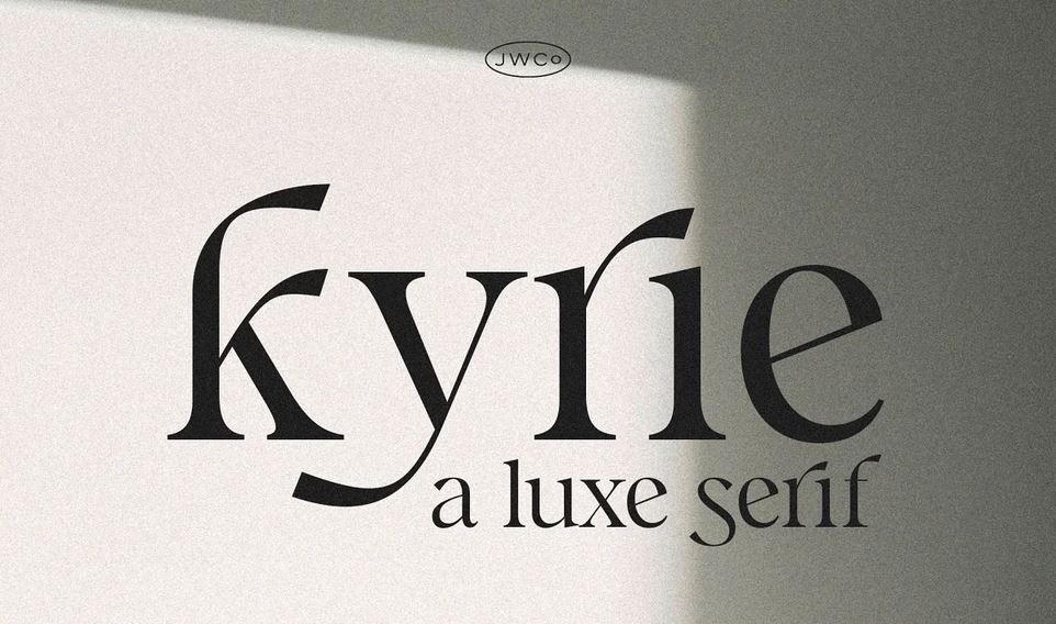 Kyrie- A Luxe Calligraphic Serif