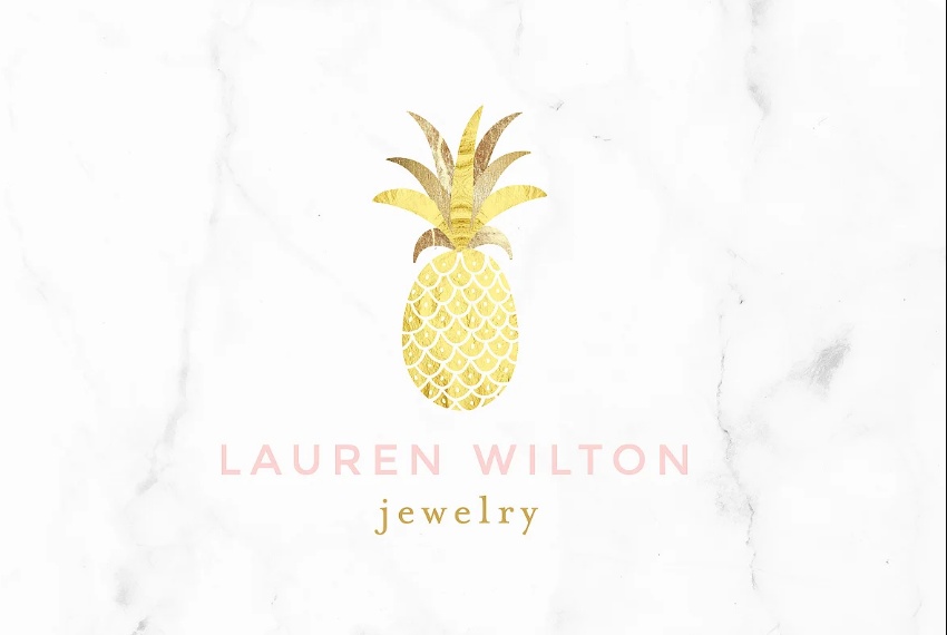 Luxury Pineapple Logo Design