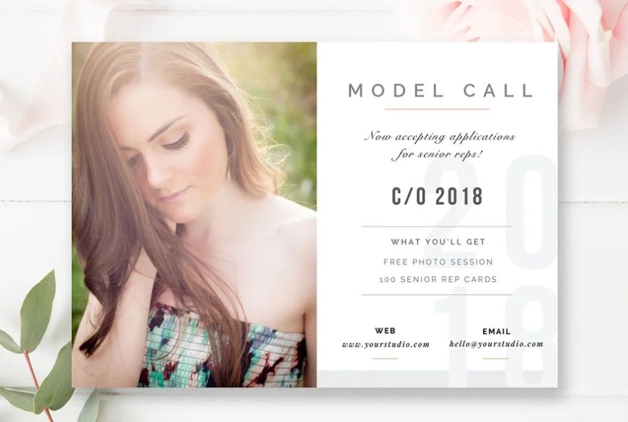 Modeling Call Flyer Templates