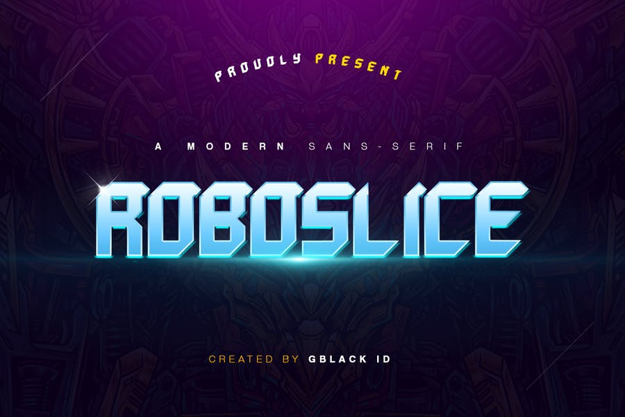Modern and Edgy Robot Font