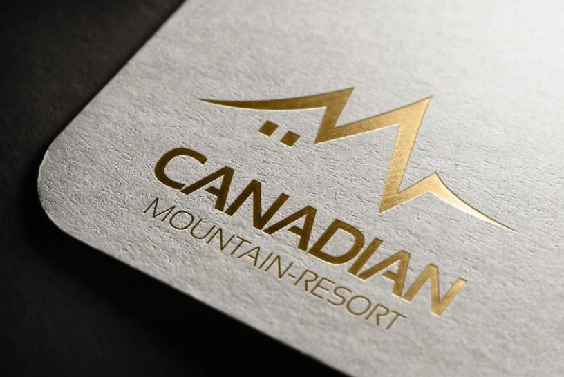 Mountain Resort Logo Template