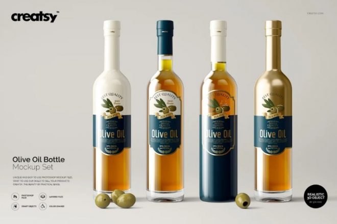 Download 18+ Best Olive Oil Bottle Mockup PSD Download - Graphic Cloud