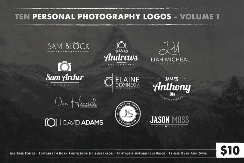 Photography Logos Set