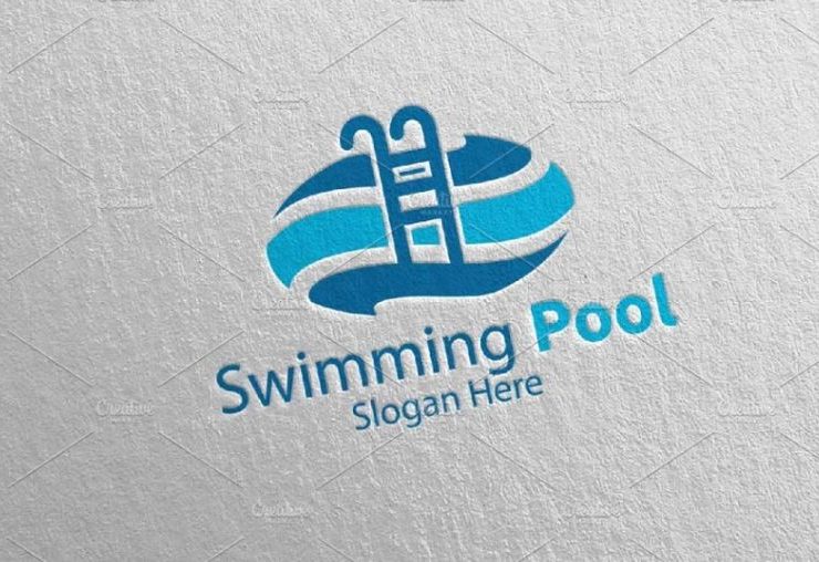 20+ Pool Logo Design Templates AI PSD Download