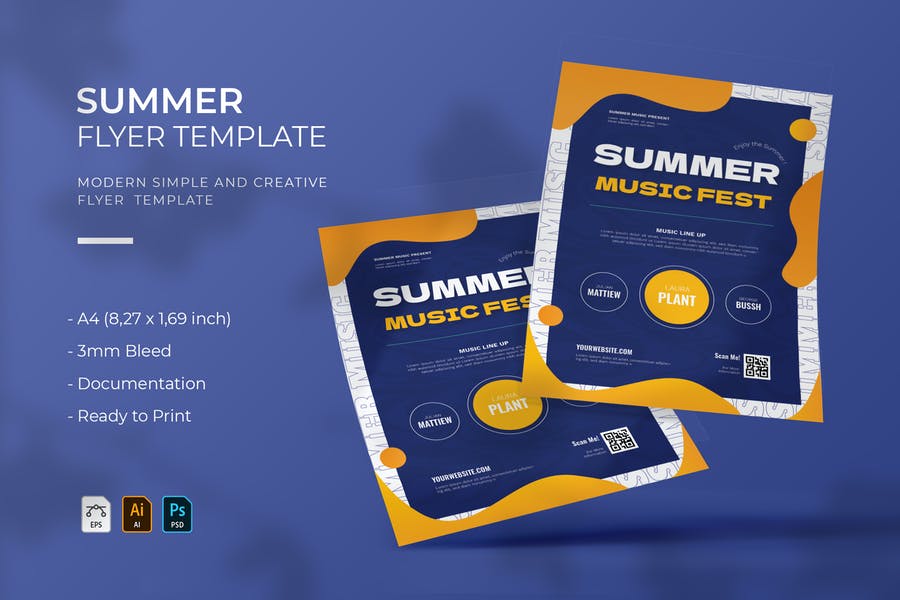 Print Ready Summer Event Flyers