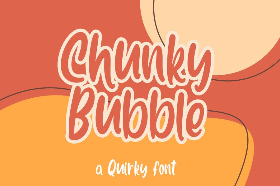 Quirky Bubble Style Fonts