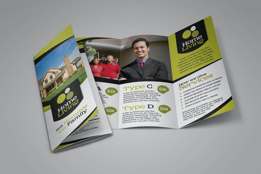 Real Estate PSD Flyer Template
