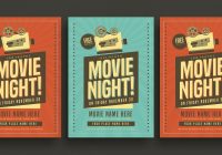 Movie Night Flyer Template