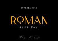 Roman Fonts