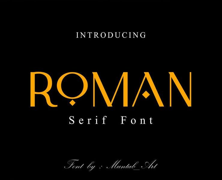 Roman Fonts