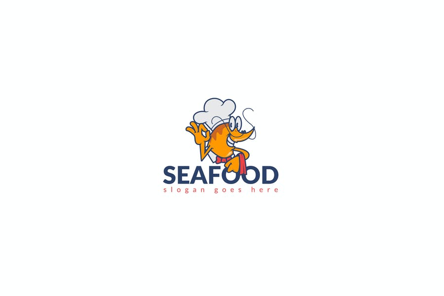 Sea Food Restaurant Logo Type
