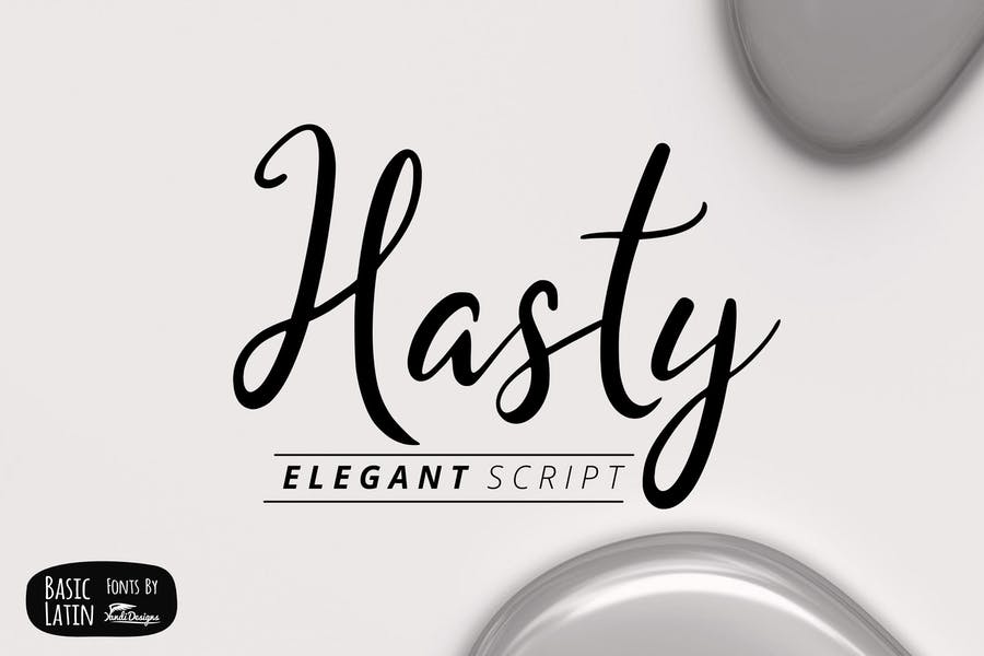 Simple and Clean Brush Fonts