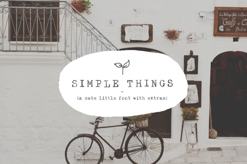 Simple and Cute Lettering Fonts
