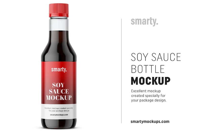 Soy Sauce Bottle Mockups