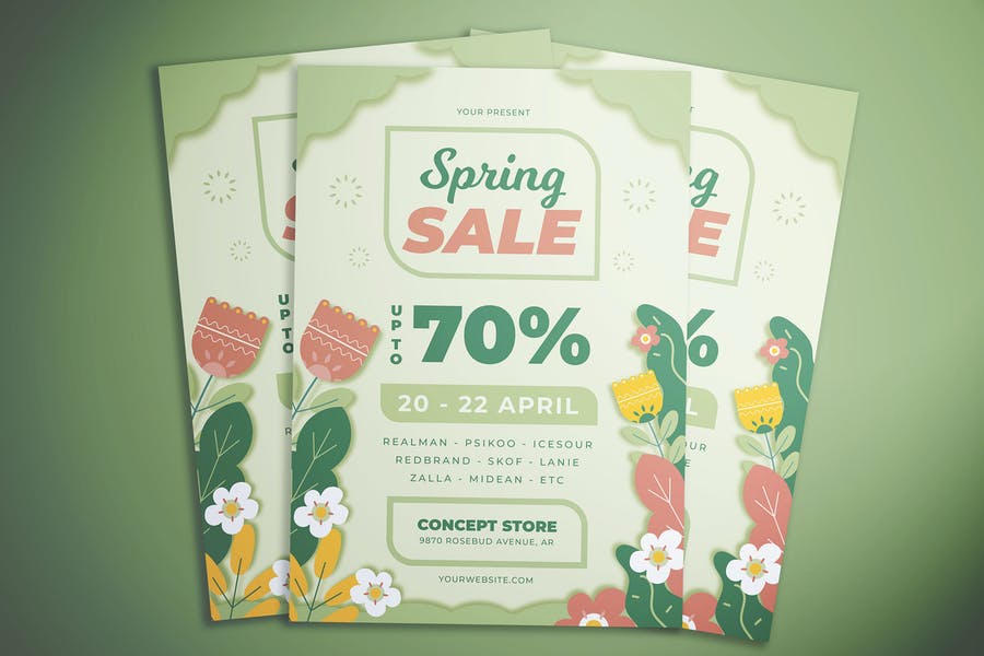 Spring Sale Flyer