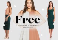 Dress mockup psd