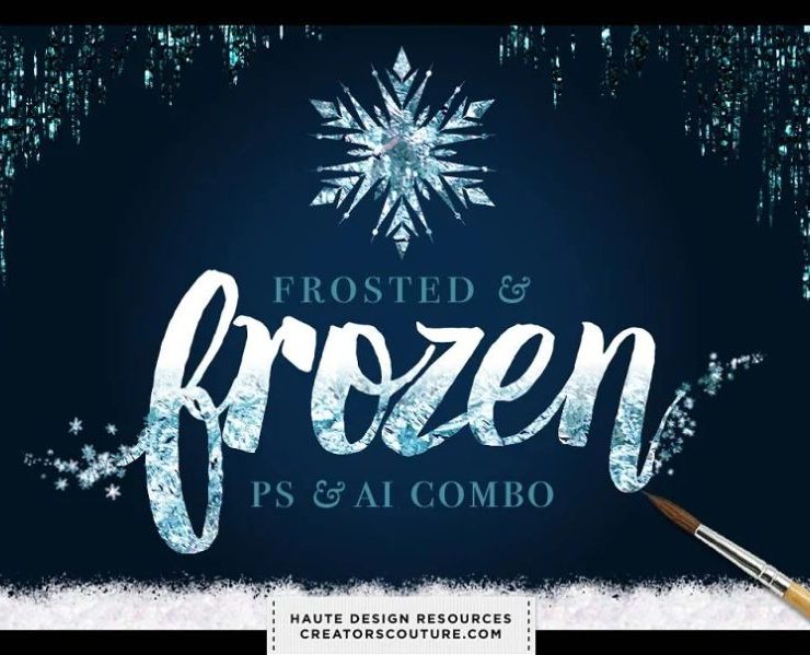 9+ Best Frozen Fonts for Christmas Templates