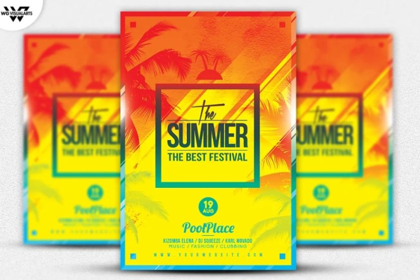 Summer Beach Party Flyer Template