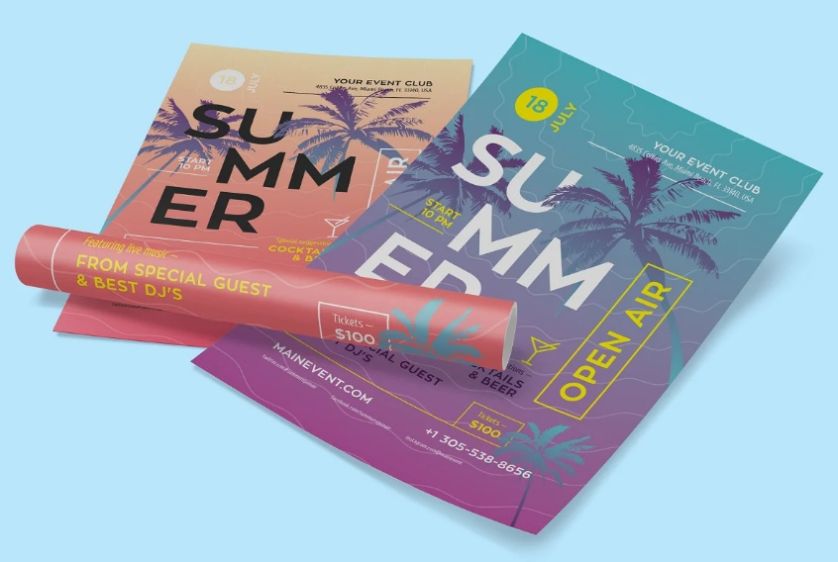 Summer Event Flyer Design